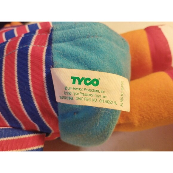 Tyco Sesame Street Tickle Me Ernie Plush Vintage 1996 WORKS - Picture 4 of 4